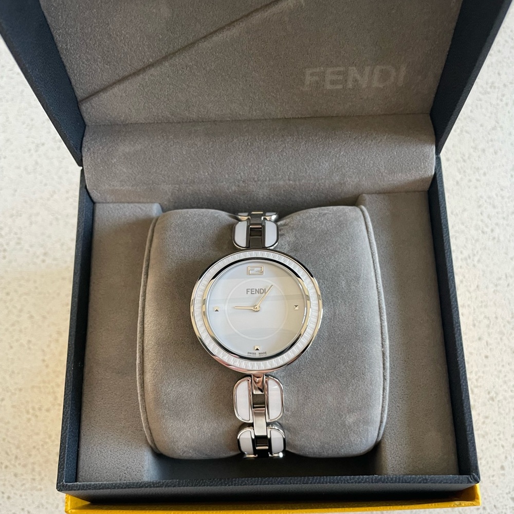 Fendi My Way Watch - Stainless Steel White